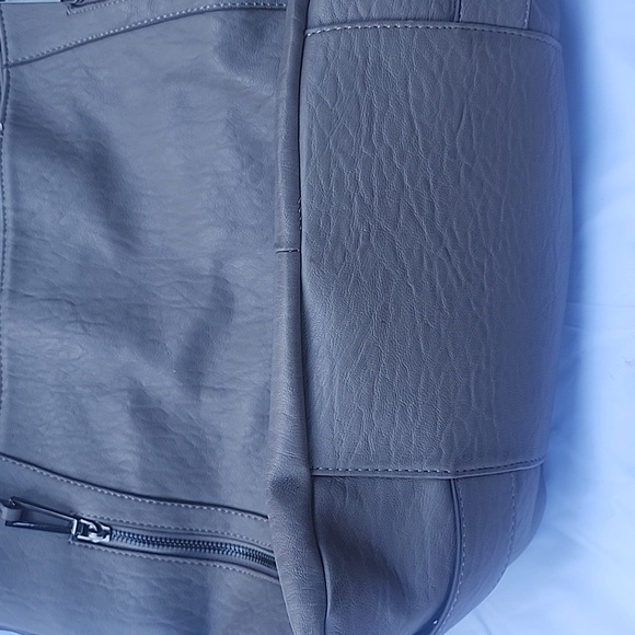 Jessics Simpson Gray Leather Hobo Bag - Women - Picture 2 of 5